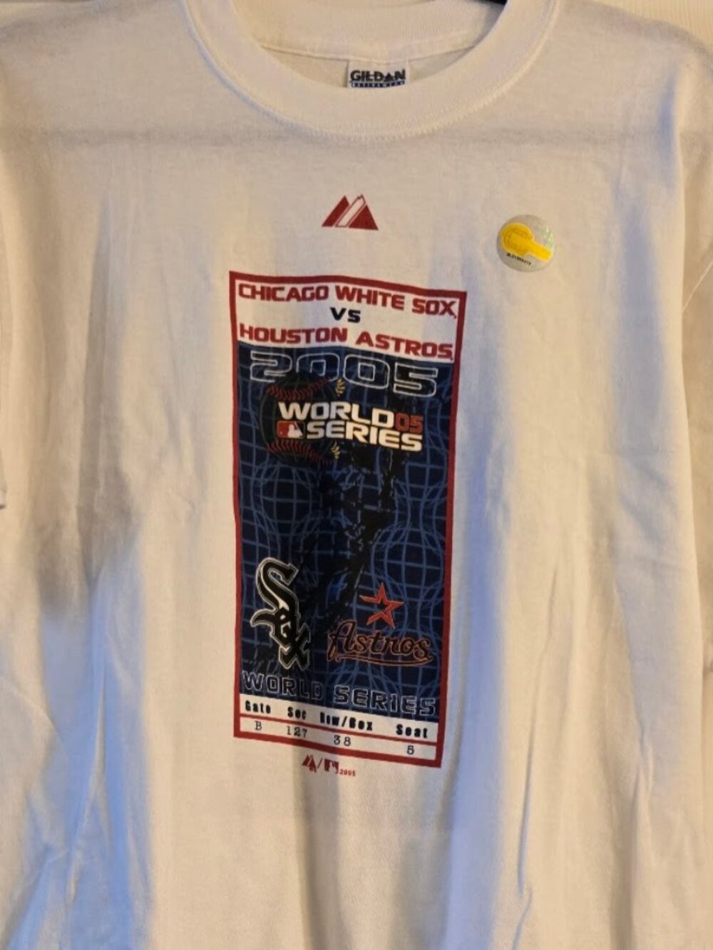 2005 World Series Ticket Stub T shirt